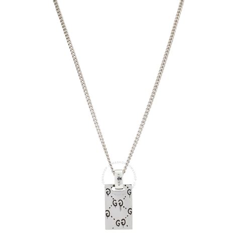 gucci ghost necklace men's